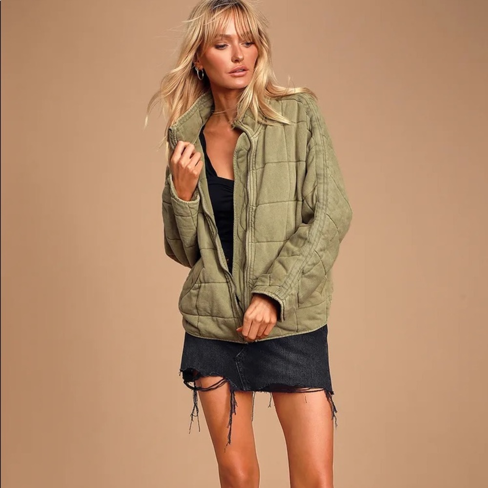 Free People dolman quilted jacket